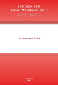 Studien zur Musikwissenschaft - Beihefte der Denkmäler der Tonkunst in Österreich. Band 60