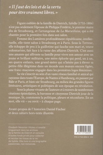 Sybille de Dietrich. Une femme des Lumières en quête de liberté