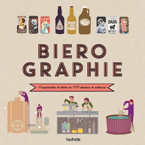 Elisabeth Pierre et Anne-Laure Pham - Bièrographie - Comprendre la bière en 100 dessins et schémas.