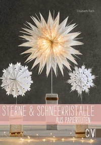Sterne &amp; Schneekristalle aus Papiertüten