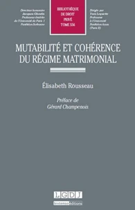 Mutualité et cohérence du régime matrimonial