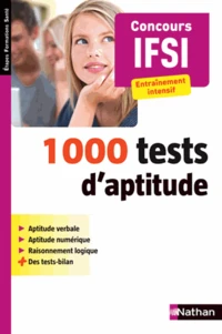 1000 tests d'aptitude concours IFSI