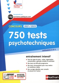 Elisabeth Simonin - 750 tests psychotechniques Concours Catégories B et C.