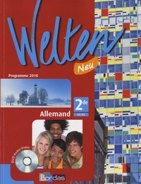 Elisabeth Thomas et Brigitte Benhamou - Allemand 2e, Welten Neu - A2/B1, Programme 2010. 1 CD audio
