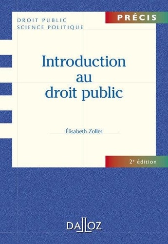Introduction au droit public 2e édition