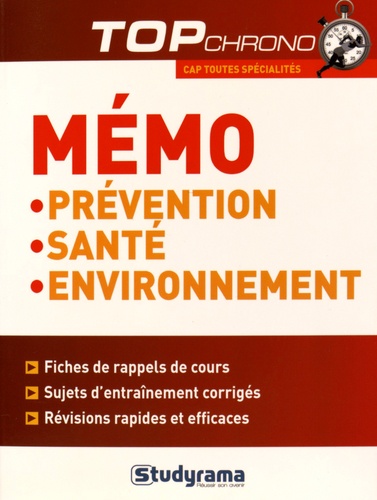 Elise Delemasure - Mémo PSE Prévention, Santé, Environnement.