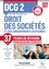 DCG 2 Droit des sociétés et des groupements d'affaires. Fiches de révision  Edition 2020-2021