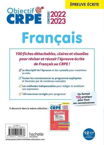 Français. 100 fiches détachables et très pratiques