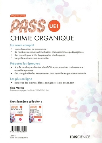 PASS UE1 Chimie organique