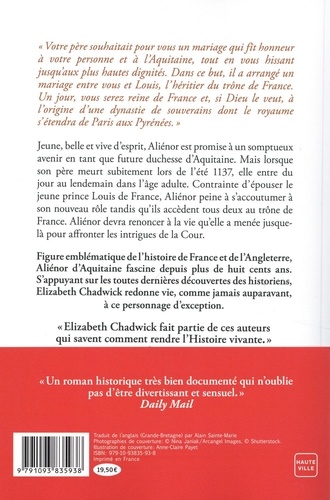 Aliénor d'Aquitaine Tome 1 L'été d'une reine