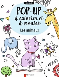 Elizabeth Golding et Elisa Paganelli - Les animaux - Pop-up à colorier et à monter.