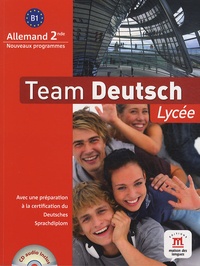 Elke Körner et Barbara Ceruti - Allemand 2e B1 Team deutsch - Programme 2010. 1 CD audio