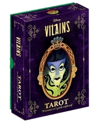 Ellie Goldwine et Minerva Siegel - Tarot Disney Vilains - Coffret avec 78 arcanes et 1 guide explicatif.