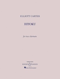 Elliott Carter - Hiyoku - 2 clarinets..