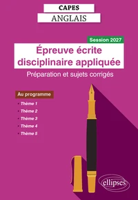 CAPES Anglais : Epreuve écrite disciplinaire appliquée