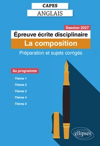 CAPES Anglais : Epreuve écrite disciplinaire