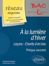 A la lumière d'hiver, Philippe Jaccottet