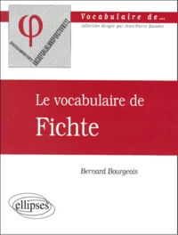 Le vocabulaire de Fichte