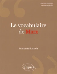 Le vocabulaire de Marx