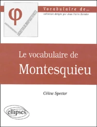 Le vocabulaire de Montesquieu