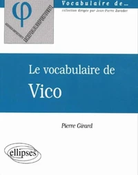 Le vocabulaire de Vico