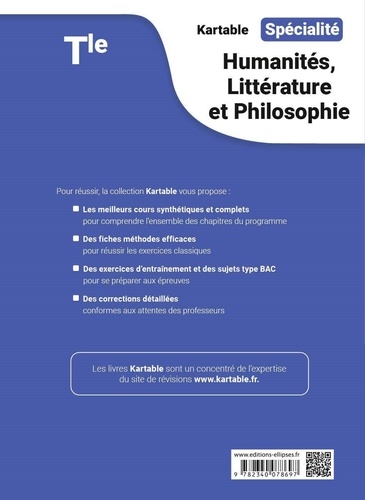 Spécialité Humanités, littérature et philosophie Tle