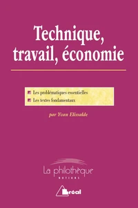Technique, travail, économie