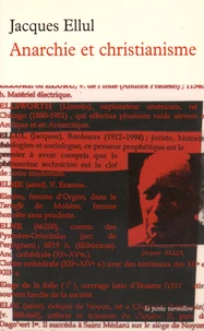 Anarchie et christianisme