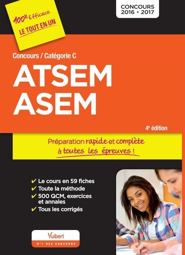Concours ATSEM ASEM. Catégorie C 4e édition