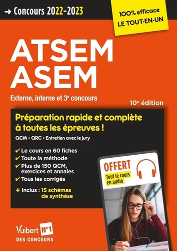 Concours ATSEM ASEM. Externe, interne et 3e concours  Edition 2022-2023