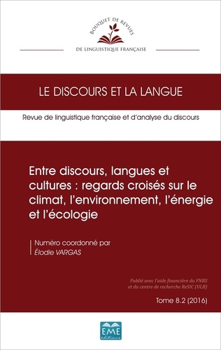 Elodie Vargas - Entre discours, langues et cultures : regards croisés sur le climat, l'environnement, l'énergie et l'écologie - 82.