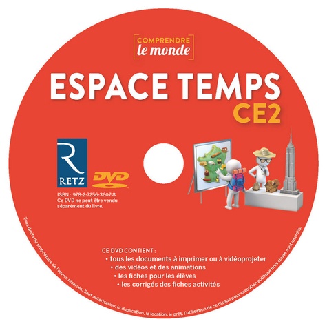 Espace temps CE2  Edition 2018 -  avec 1 Cédérom