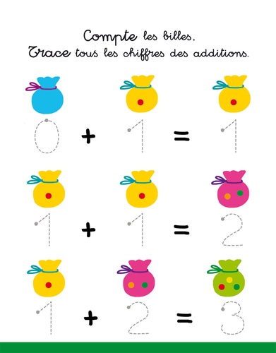Les additions. Maternelle grande section
