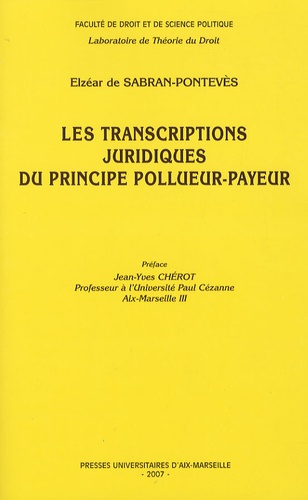 Les transcriptions juridiques du principe pollueur-payeur