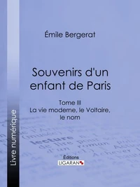 Souvenirs d'un enfant de Paris