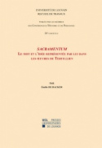 Emile de Backer - Sacramentum - Le mot et l'idée représentée par lui dans les oeuvres de Tertullien - Première série-30.
