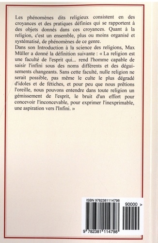 Etude des phénomènes religieux