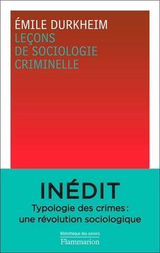 Leçons de sociologie criminelle