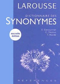Emile Genouvrier et Claude Désirat - Dictionnaire des synonymes.
