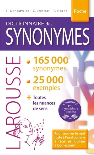 Emile Genouvrier et Claude Désirat - Dictionnaire des synonymes.