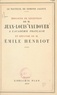 Emile Henriot et Jean-Louis Vaudoyer - Le fauteuil de Edmond Jaloux : discours de réception de M. Jean-Louis Vaudoyer, prononcé le 22 juin 1950, à l'Académie française et réponse de M. Émile Henriot.