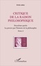 Emile Jalley - Critique de la raison philosophique - Tome 3, La preuve par l'histoire de la philosophie.