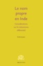 Emilie Aussant - Le nom propre en Inde - Considérations sur le mécanisme référentiel.