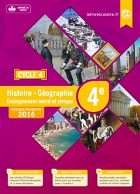 Emilie Blanchard et Arnaud Mercier - Histoire Géographie Enseignement moral et civique 4e Cycle 4 - Manuel élève.