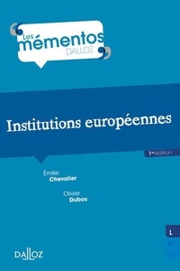 Emilie Chevalier et Olivier Dubos - Institutions européennes.