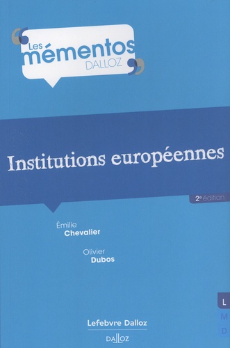 Institutions européennes 2e édition