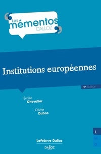 Emilie Chevalier et Olivier Dubos - Institutions européennes.