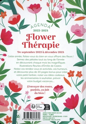 Agenda Flower thérapie. De septembre 2023 à décembre 2024  Edition 2023-2024