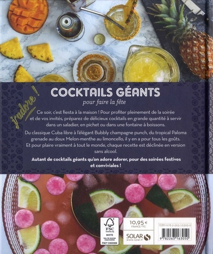 Cocktails géants pour faire la fête