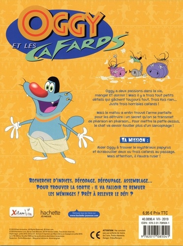 Oggy Et Les Cafards Escape Game Escape Game Oggy et les cafards - Aventure... de Emilie Malandain